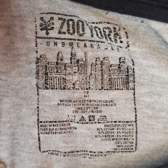 Y2K Zoo York Bandana Print Paisley Skateboard Skate Quarter Sleeve Size M - Picture 9 of 9